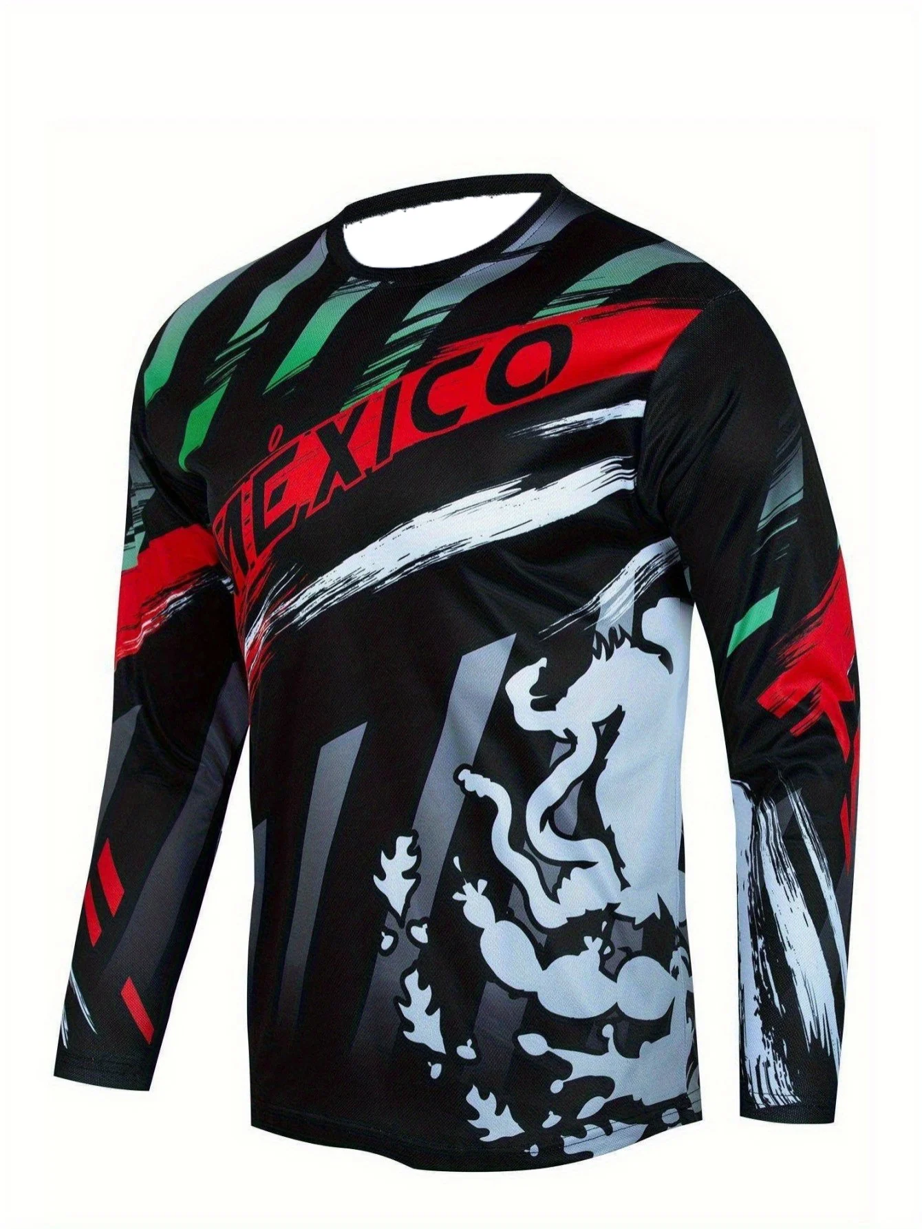 Cycling - Maglia da Ciclismo per Uomo, Traspirante,