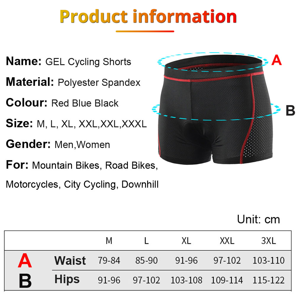 NEWBOLER Pantaloncini da cicli - Padded Cycling Shorts 5D Gel recensione e prezzo