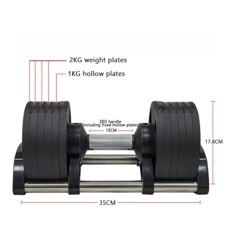Attrezzatura per Palestra e Fi - Adjustable Dumbbell Pair 40Kg recensione e prezzo